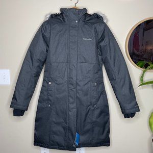 COLUMBIA Apres Arson™ II Long Down Jacket Parka MEDIUM GRAY